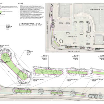 landscape site plan for small business center